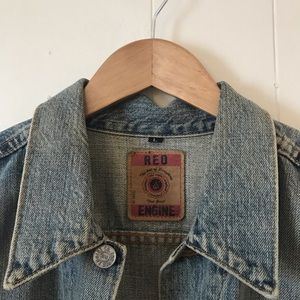 Red Engine Denim Jacket